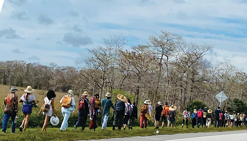 A group of prayer walkers traveled 36 miles through the Everglades to spread awareness about detrimental changes in EPA permitting.